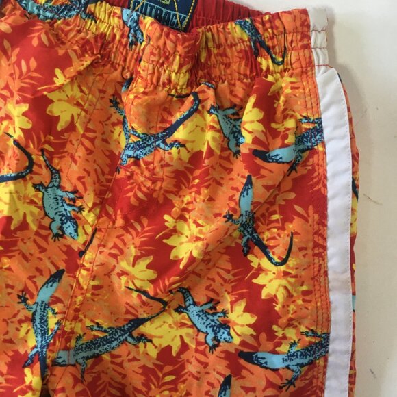 Bum Kids Outback Boys Size 2 Swim Shorts Trunks Suit Reversible Red Swimwear - Picture 4 of 16